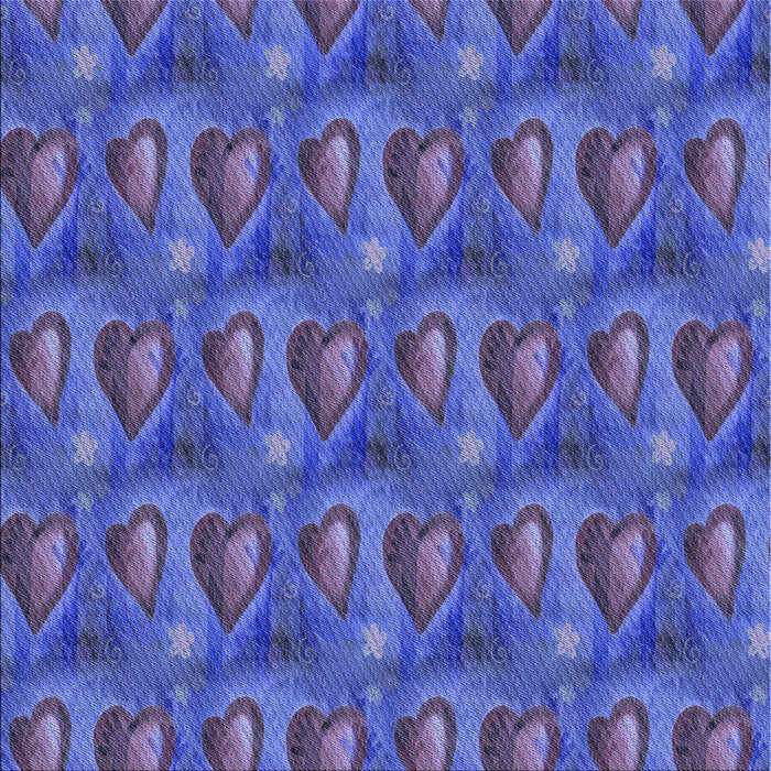 Round Patterned Light Slate Blue Rug, pat3105blu