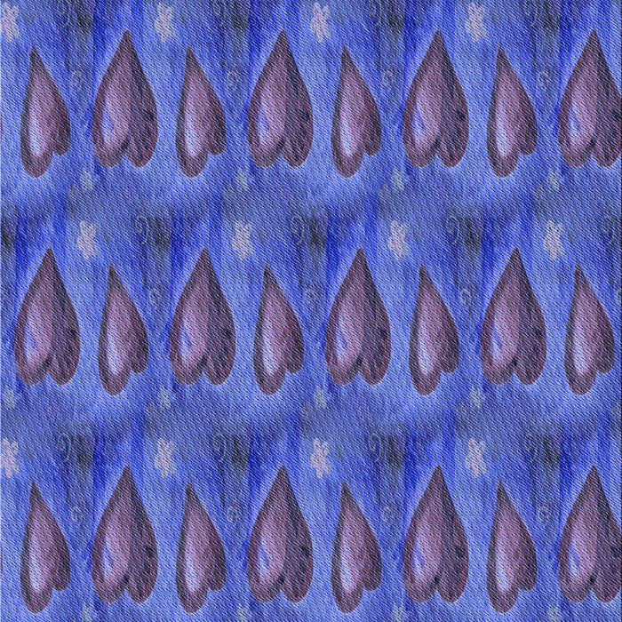 Patterned Light Slate Blue Rug, pat3105blu