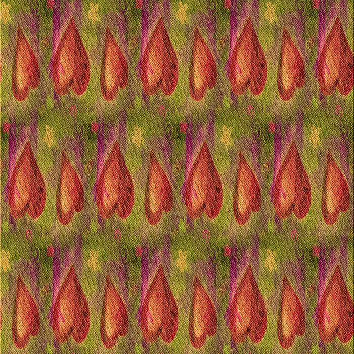 Patterned Red Rug, pat3105org