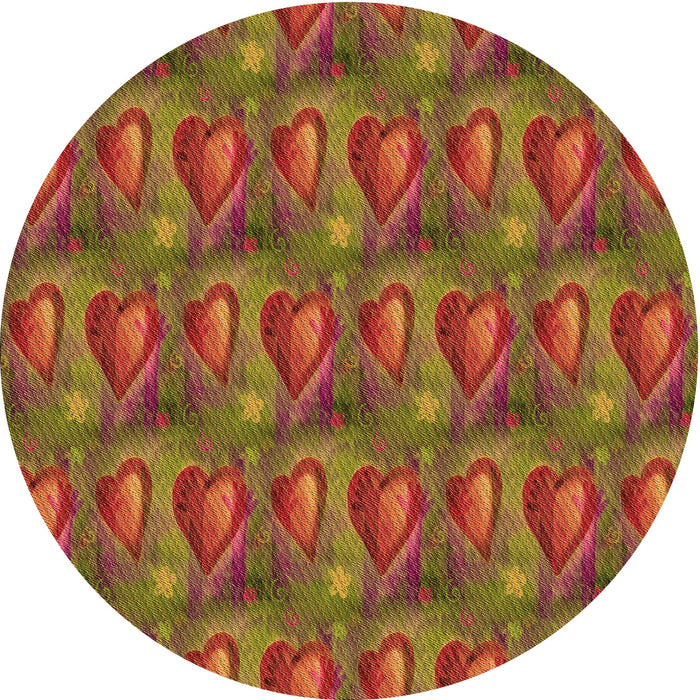 Square Machine Washable Transitional Red Rug in a Living Room, wshpat3105org