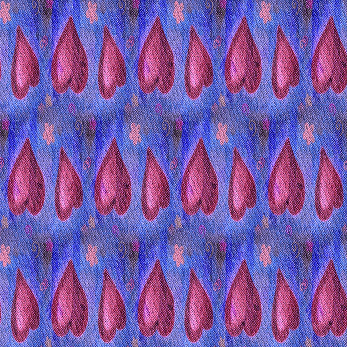 Patterned Dark Orchid Purple Rug, pat3105pur