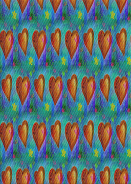 Patterned Seafoam Green Novelty Rug, pat3105