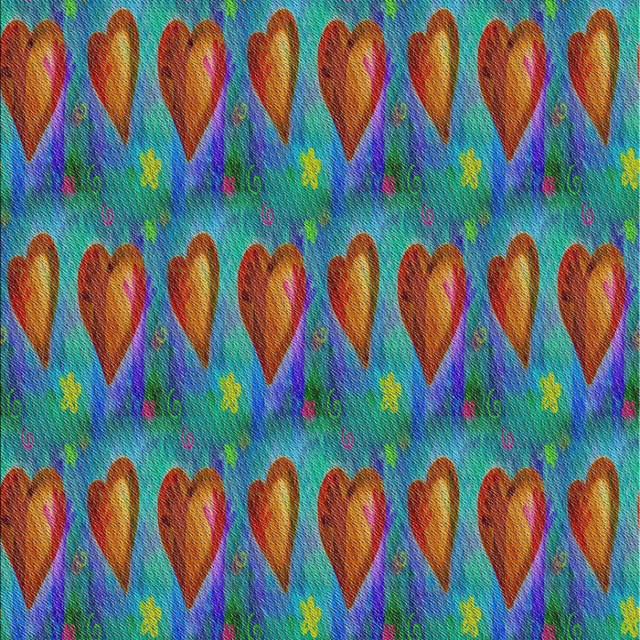 Patterned Seafoam Green Novelty Rug, pat3105