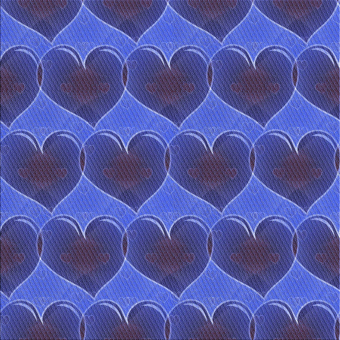 Round Patterned Sapphire Blue Rug, pat3106blu