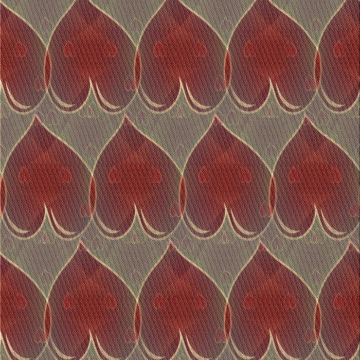 Patterned Dark Gold Brown Rug, pat3106brn