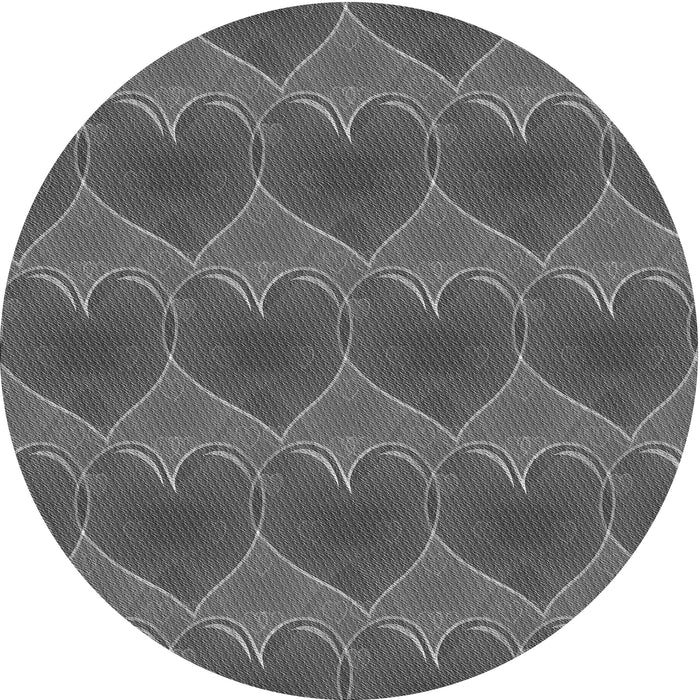 Square Patterned Gray Rug, pat3106gry