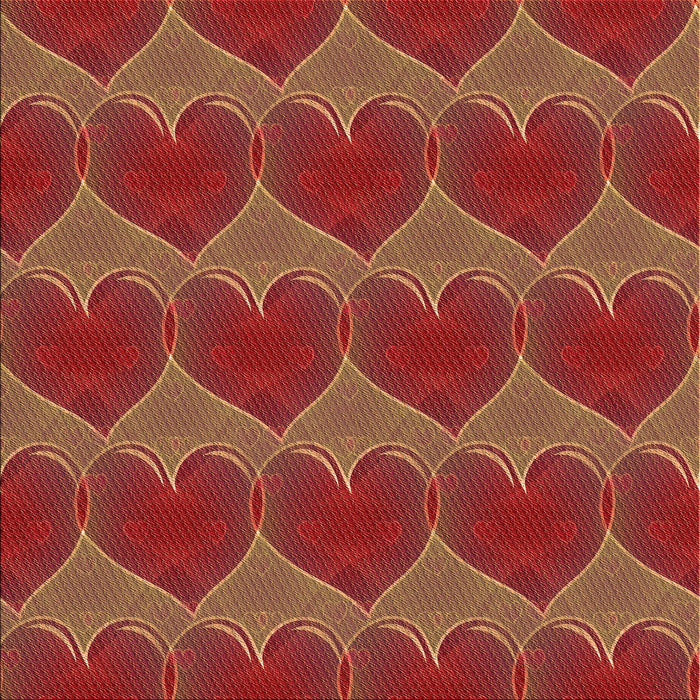 Round Patterned Orange Rug, pat3106org