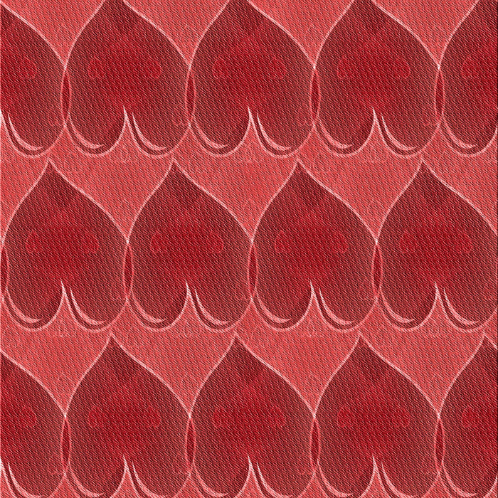 Machine Washable Transitional Red Rug, wshpat3106rd