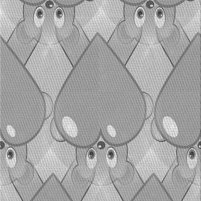 Machine Washable Transitional Gray Rug, wshpat3107gry