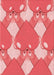 Patterned Light Coral Pink Rug, pat3107rd