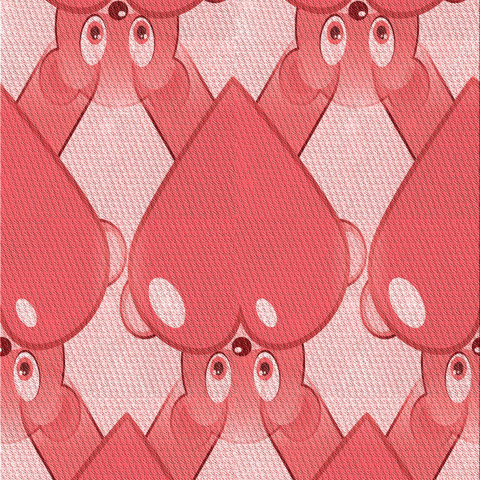 Machine Washable Transitional Light Coral Pink Rug, wshpat3107rd