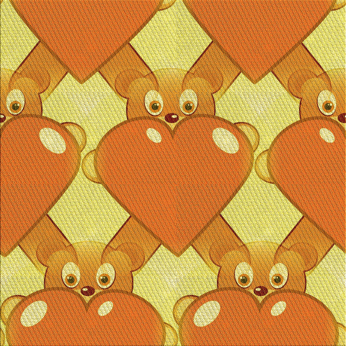 Round Patterned Orange Red Orange Rug, pat3107yw