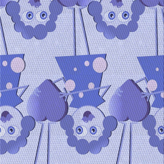 Machine Washable Transitional Blue Rug, wshpat3108blu