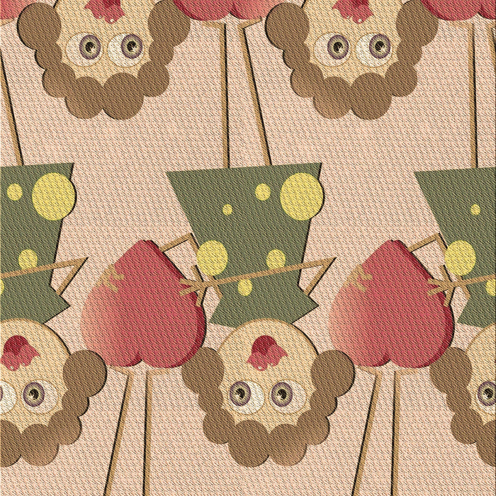 Machine Washable Transitional Light Brown Rug, wshpat3108brn