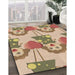 Patterned Light Brown Rug in Family Room, pat3108brn