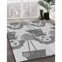 Patterned Gray Rug, pat3108gry