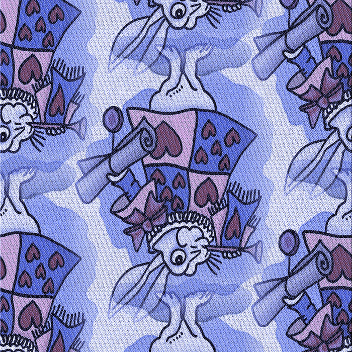 Machine Washable Transitional Deep Periwinkle Purple Rug, wshpat3109blu