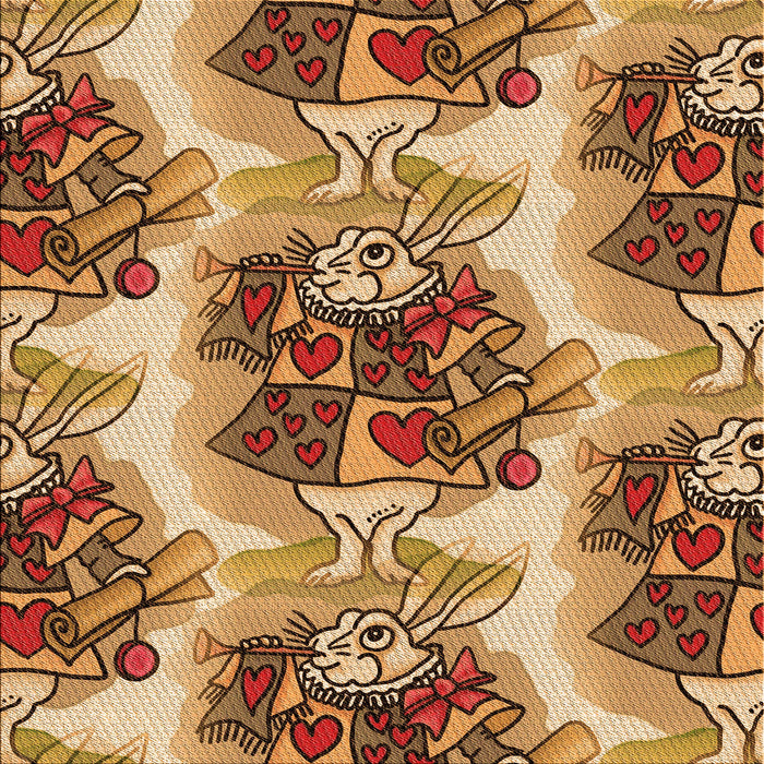 Round Patterned Yellow Orange Rug, pat3109org