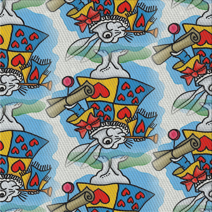 Square Patterned Gray Novelty Rug, pat3109