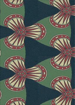 Patterned Charcoal Black Novelty Rug, pat310