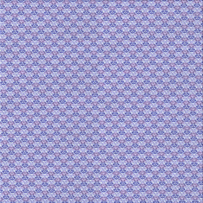 Round Patterned Medium Slate Blue Rug, pat311blu