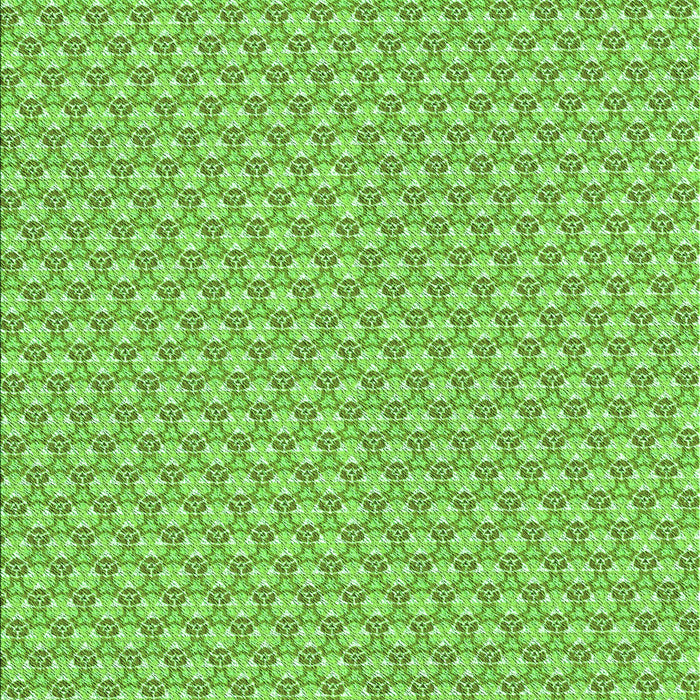 Patterned Emerald Green Rug, pat311grn