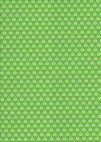 Machine Washable Transitional Emerald Green Rug, wshpat311grn