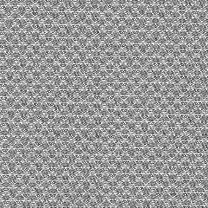 Round Patterned Silver Gray Rug, pat311gry