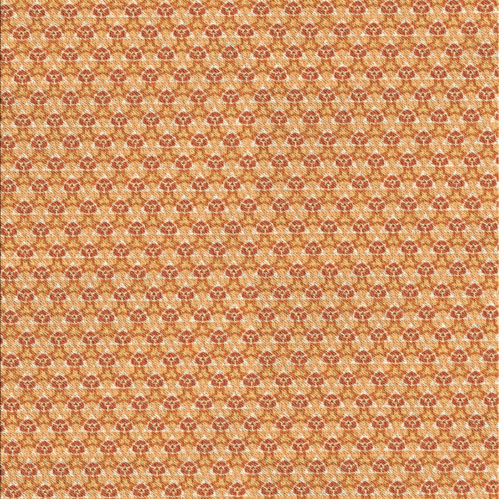 Patterned Yellow Orange Rug, pat311org