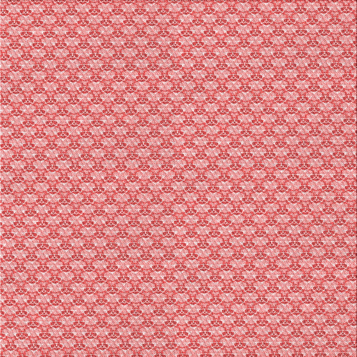 Round Machine Washable Transitional Pastel Pink Rug, wshpat311rd