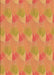 Patterned Orange Red Orange Rug, pat3110org