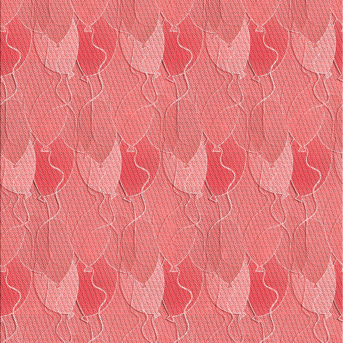 Patterned Ruby Red Rug, pat3110rd