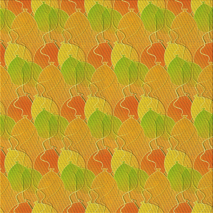 Round Machine Washable Transitional Neon Orange Rug, wshpat3110yw