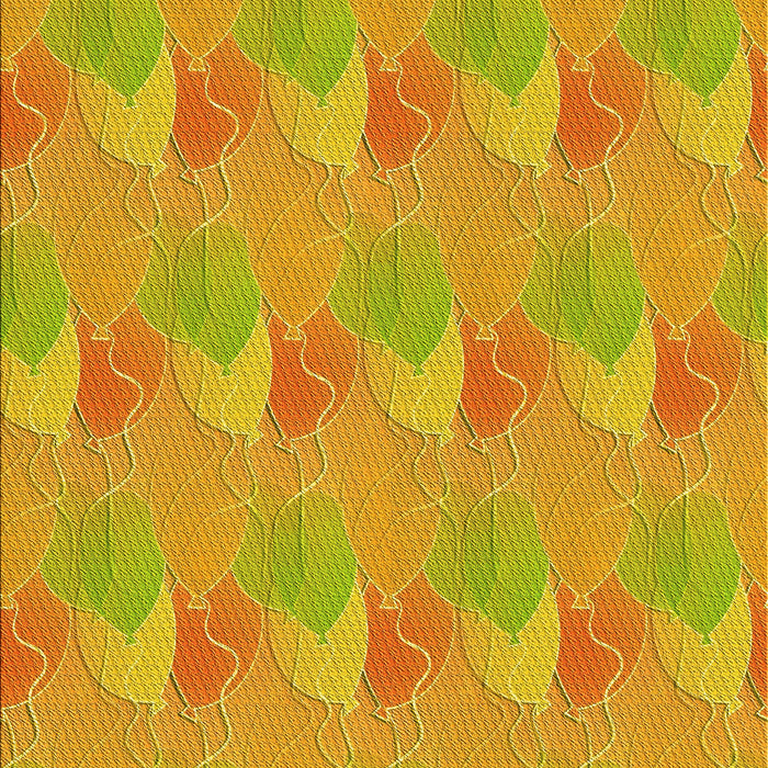 Machine Washable Transitional Neon Orange Rug, wshpat3110yw