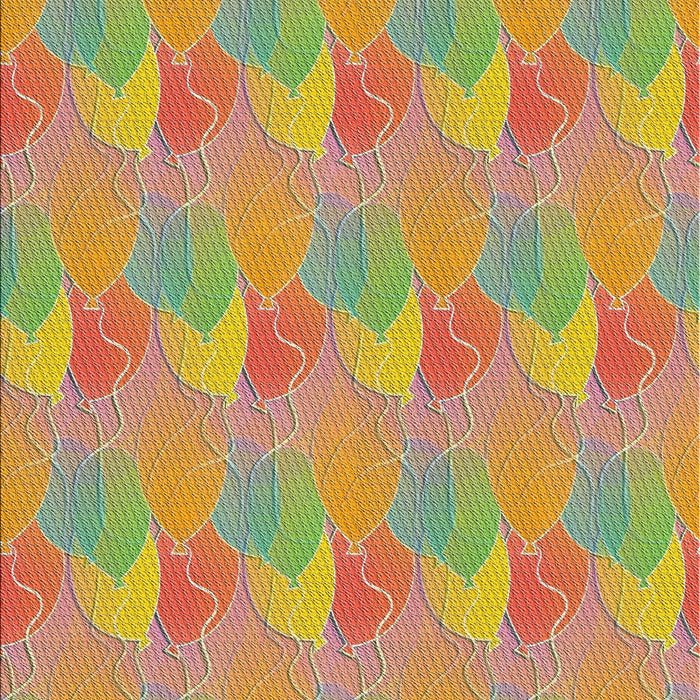 Patterned Red Novelty Rug, pat3110