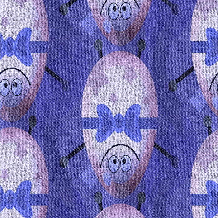 Patterned Purple Mimosa Purple Rug, pat3111blu