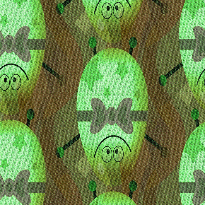 Patterned Green Rug, pat3111grn