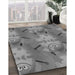 Patterned Ash Gray Rug in Family Room, pat3111gry