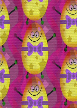 Patterned Violet Red Pink Modern Rug, pat3111