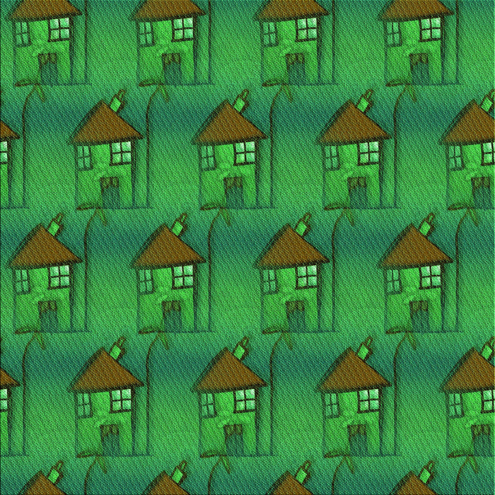 Round Machine Washable Transitional Neon Green Rug, wshpat3112grn