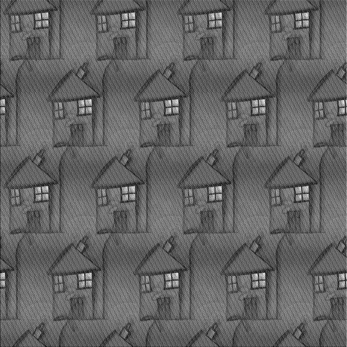 Round Patterned Gray Rug, pat3112gry