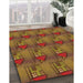 Machine Washable Transitional Tomato Red Rug in a Family Room, wshpat3112org