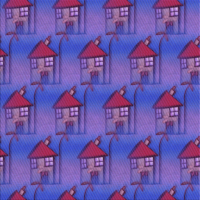 Round Machine Washable Transitional Amethyst Purple Rug, wshpat3112pur