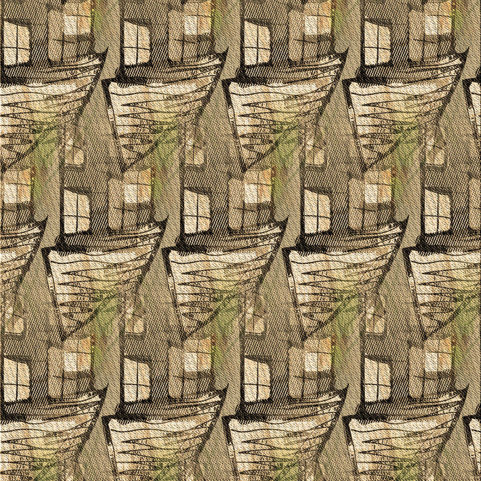 Patterned Red Brown Rug, pat3113brn