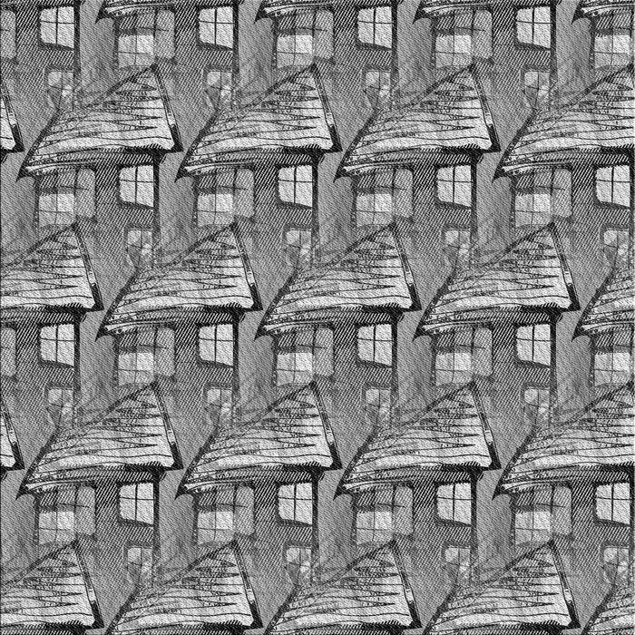 Round Patterned Cloud Gray Rug, pat3113gry