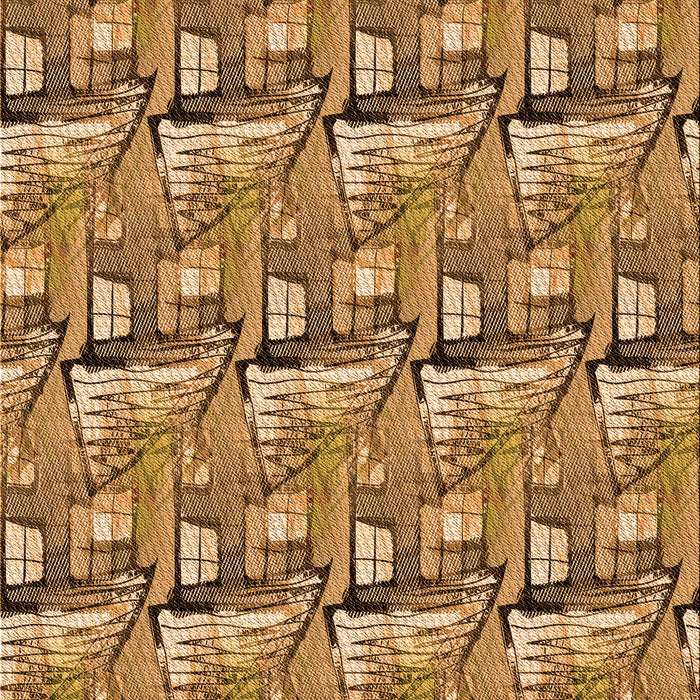 Machine Washable Transitional Saddle Brown Rug, wshpat3113org