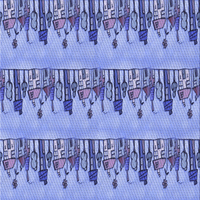 Machine Washable Transitional Sky Blue Rug, wshpat3114blu