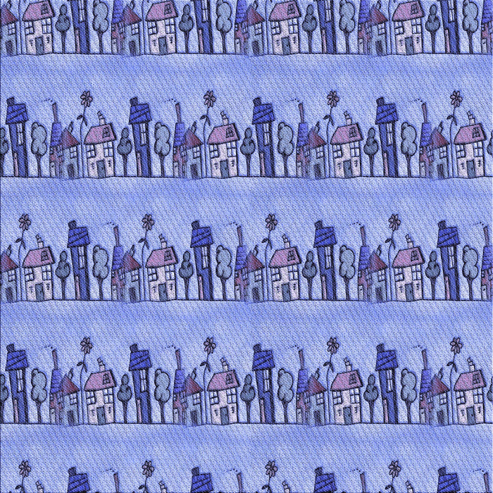 Round Machine Washable Transitional Sky Blue Rug, wshpat3114blu