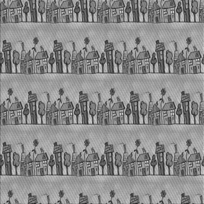 Round Patterned Cloud Gray Rug, pat3114gry