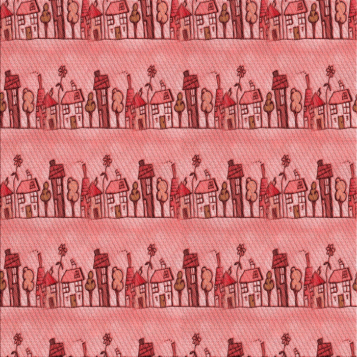 Round Patterned Light Coral Pink Rug, pat3114rd